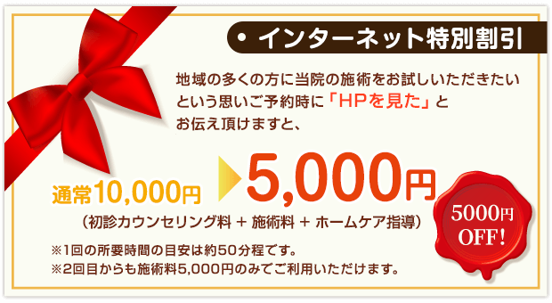 インターネット特別割引